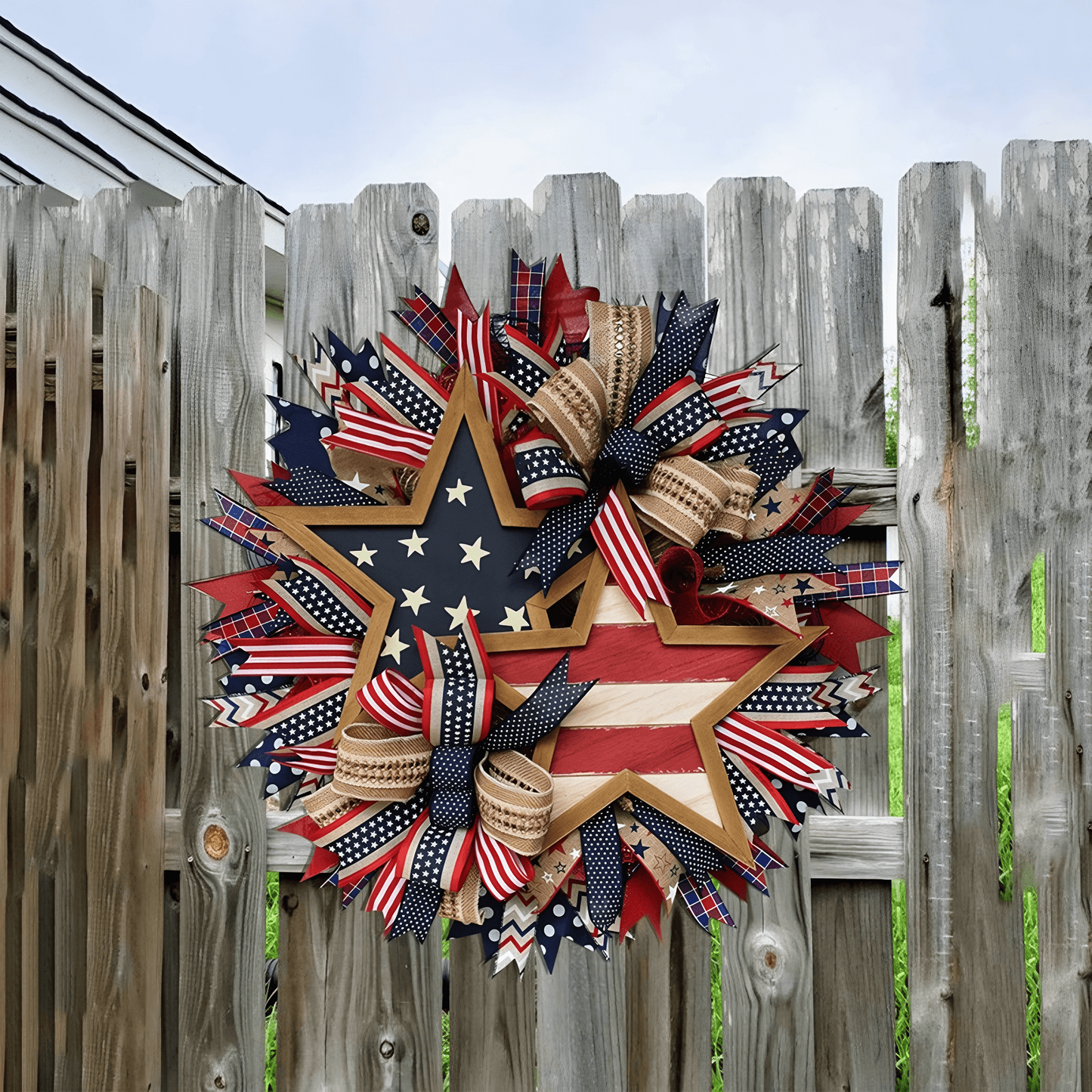🔥Flash Sale-60% Off🔥Honor the Journey: The Hand-Crafted 250th Anniversary Tribute Wreath