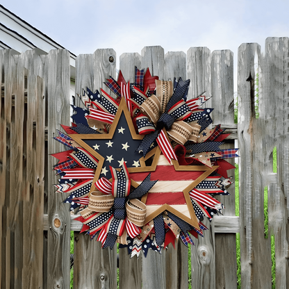 🔥Flash Sale-60% Off🔥Honor the Journey: The Hand-Crafted 250th Anniversary Tribute Wreath