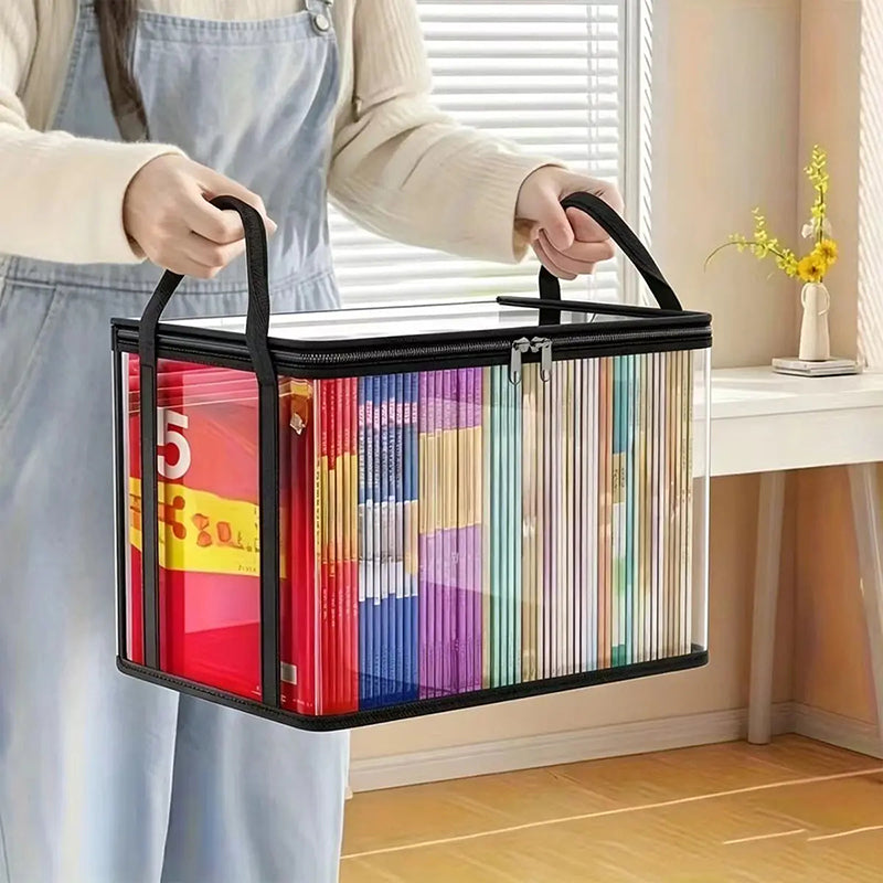 🔥Last Day 49.5% OFF📦Portable Large Heavy-Duty Thick Plastic Clear Storage Box with Hinged Lid