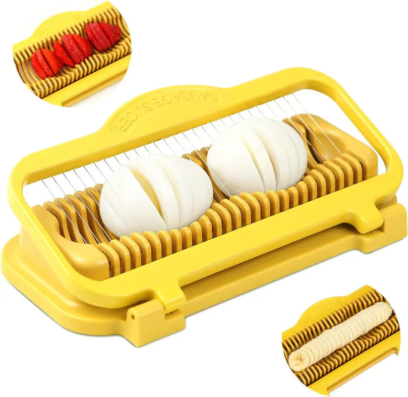 🔥LAST DAY 50% OFF🔥Egg Slicer for Hard Boiled Eggs Banana Slicer