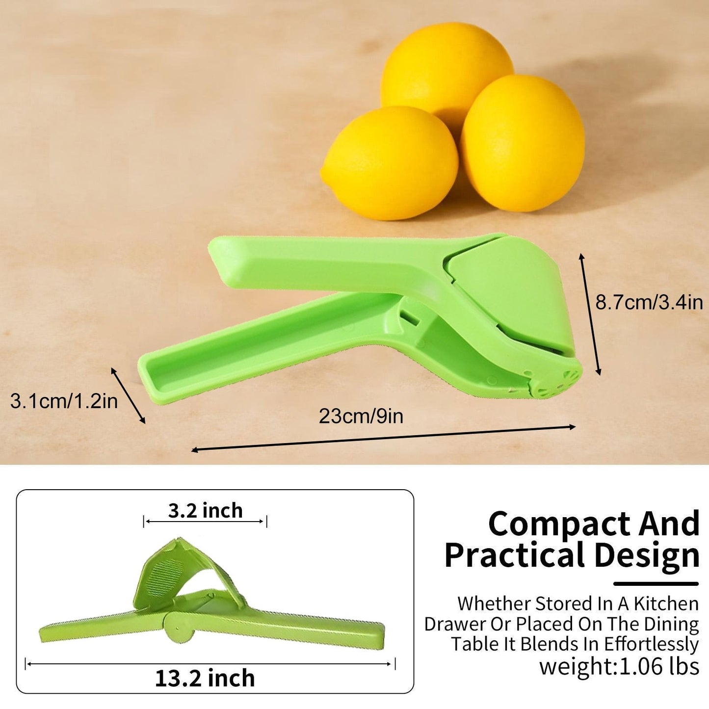 Citrus Squeezer | Stainless Steel or PP🍋