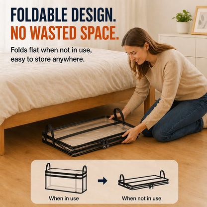 🔥Last Day 49.5% OFF📦Portable Large Heavy-Duty Thick Plastic Clear Storage Box with Hinged Lid