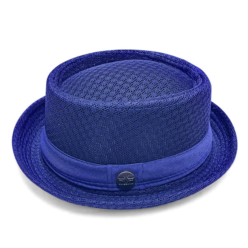 Unisex Breathable Mesh Pork Pie Hat