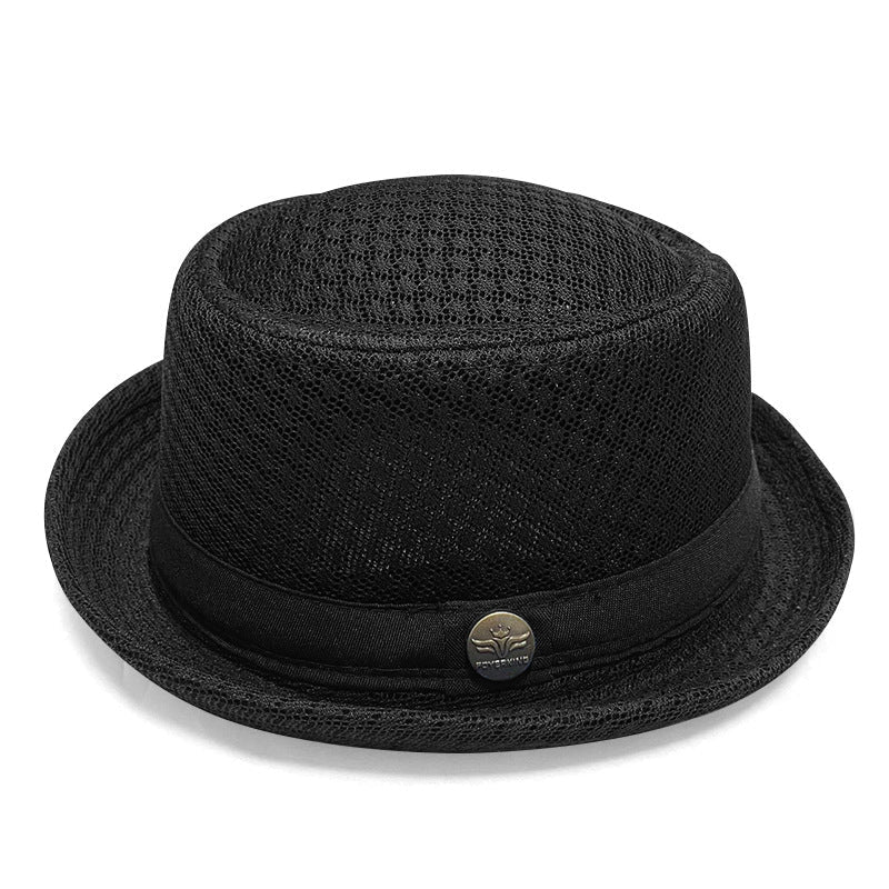 Unisex Breathable Mesh Pork Pie Hat