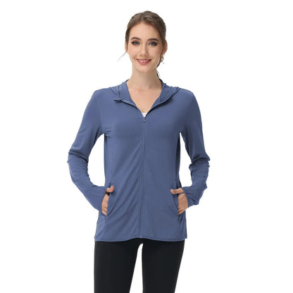 🎖️Women's Lightweight Long-Sleeved Sunscreen Hoodie Jacket