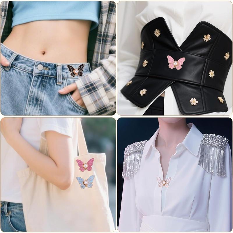 🦋8Pcs Butterfly Pants Waist Tightener