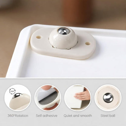 🔥Limited-time promotion🔥🔄 360 Degree Rotation Self Adhesive Mini Caster Wheels