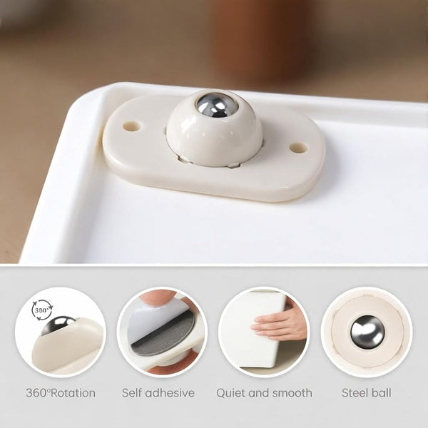 🔥Limited-time promotion🔥🔄 360 Degree Rotation Self Adhesive Mini Caster Wheels