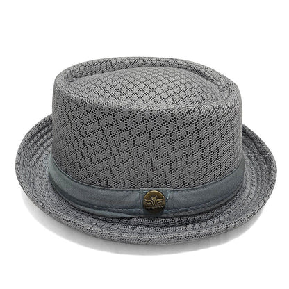 Unisex Breathable Mesh Pork Pie Hat