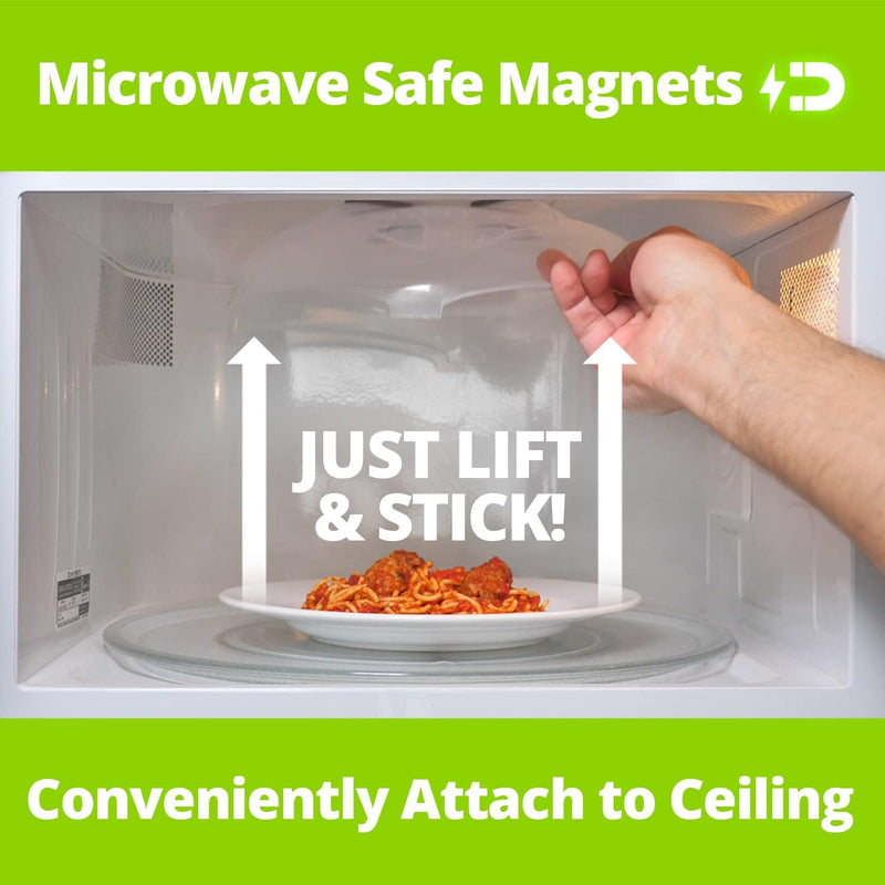 Beazonbazaar Magnetic Splatter Cover That Stores Inside Your Microwave detail view
