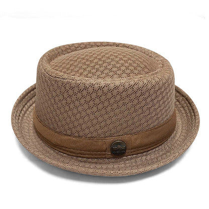Unisex Breathable Mesh Pork Pie Hat