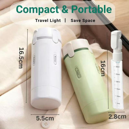 🔥4-in-1 Travel Dispenser Bottle⚡Leak-Proof Refillable Toiletry Organizer