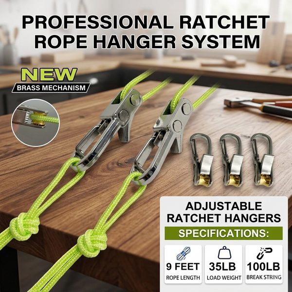 💪SEESE Retractable Buckle Rope-Adjustable Ropes 2026 New Rope Roller