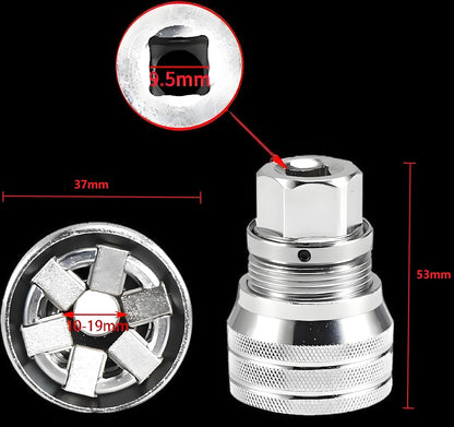 🔧Upgraded Adjustable Universal Socket – 10mm-19mm Master Wrench Tool