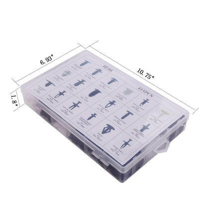 🔧🚗 630PCS Car Fastener Box Set – Universal Auto Clips Assortment 📦