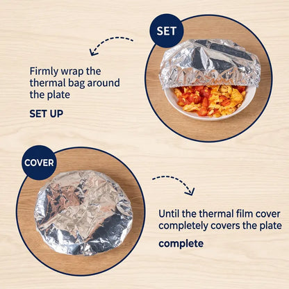 🧑‍🍳50K+ SOLD!✨ 💝Aluminum Foil Heat-retaining Cover (50pcs)