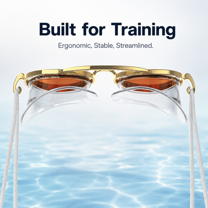 Premium Aviator Swim Goggles | Anti-Leak Wide View Training Mask