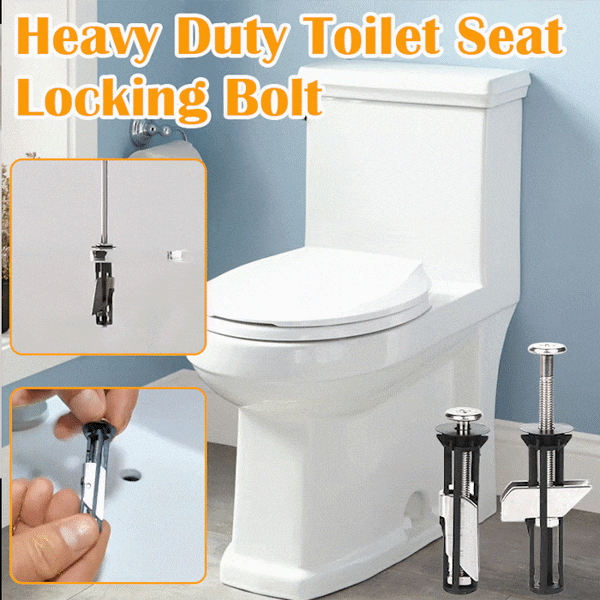 2 Pcs Heavy Duty Toilet Seat Fastener Bolt kit