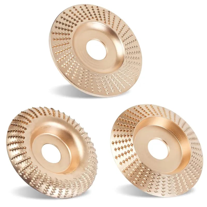 Wood Carving Disc Set for Angle Grinder 3Pcs