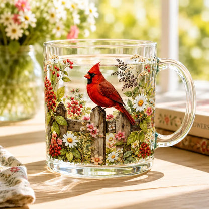 🌸 Limited Edition 2026 Garden Morning Bliss Glass Cup Collection ☕🐦