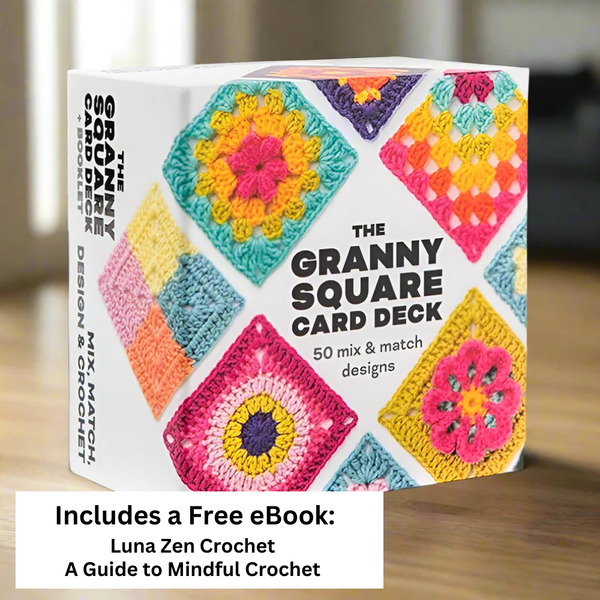 🧶 The Granny Square Card Deck • 50 Creative Crochet Patterns ✨