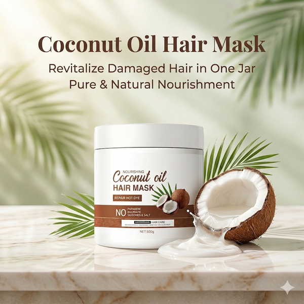 🔥50%off🔥Intensive Coconut Oil Hair Mask | Frizz Control & Deep Nourishment |