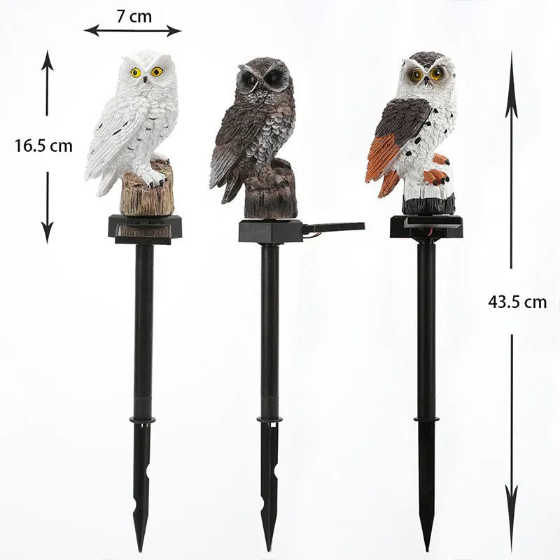 🔥Big Sale - 50% OFF🔥Waterproof Solar Owl Light – LED Pathway Light for Lawn, Garden & Outdoor Decor