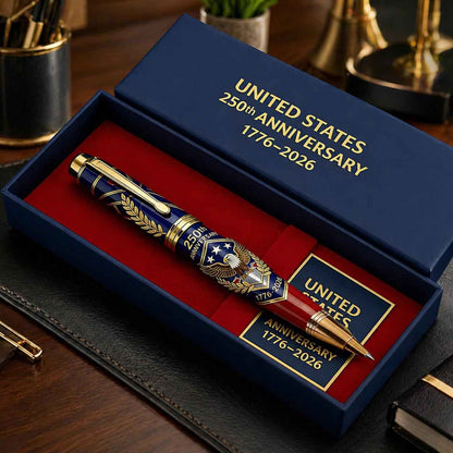 Father's Day gift🎁USA 250th Anniversary Notebook & Pen Set, 1776-2026 Patriotic Gift
