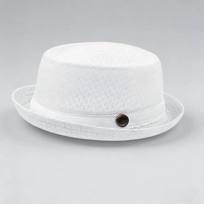 Unisex Breathable Mesh Pork Pie Hat