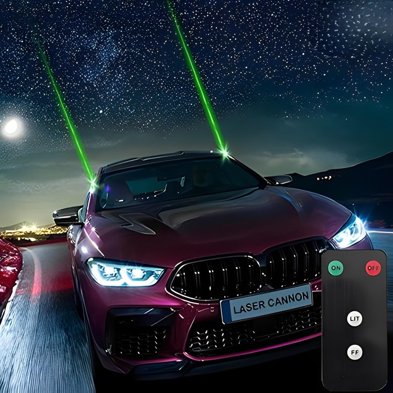 🔥ABS Vehicle Roof-Top Strobe Lights – Remote Pilot Laser & LED