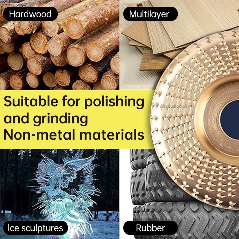 Wood Carving Disc Set for Angle Grinder 3Pcs