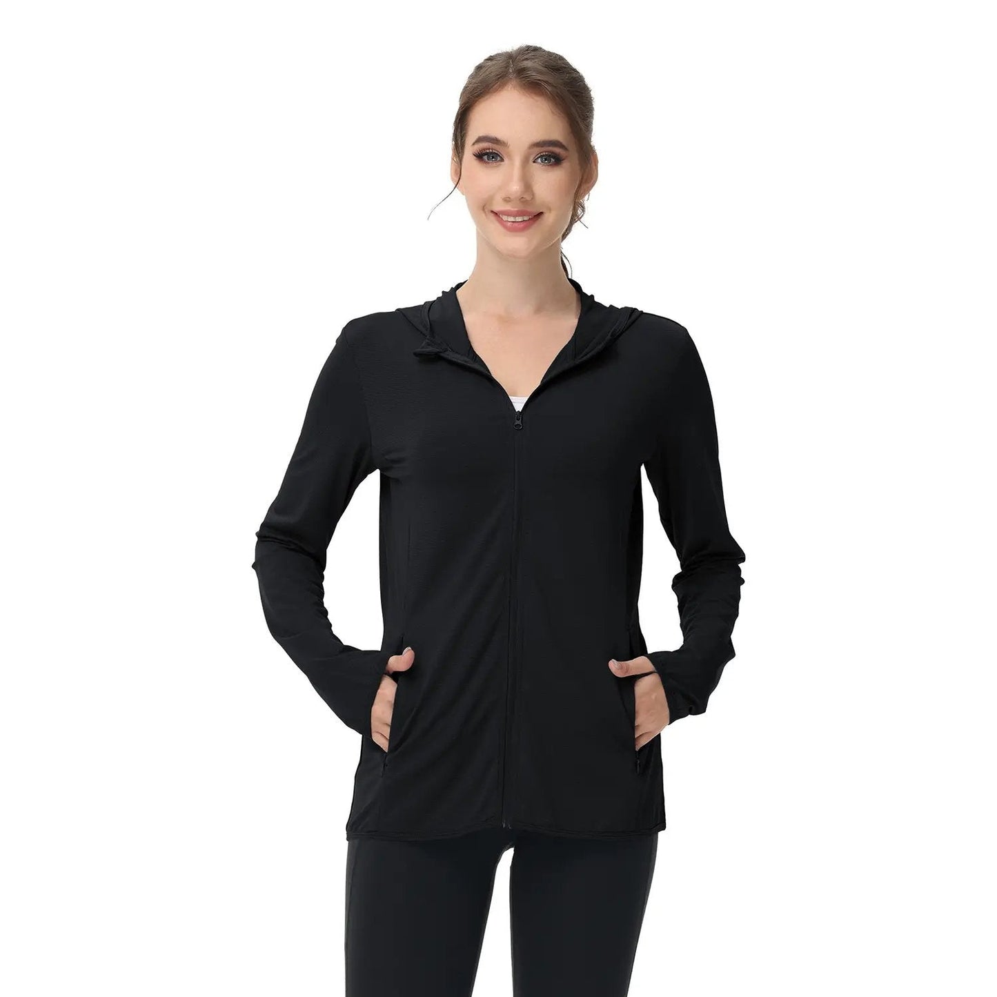 🎖️Women's Lightweight Long-Sleeved Sunscreen Hoodie Jacket