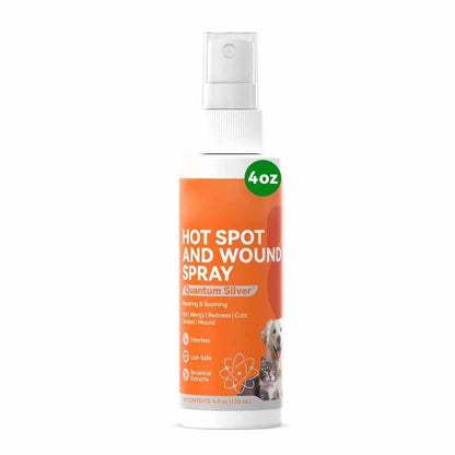 Vet-Recommended Itch Relief Spray for Dogs & Cats – Quantum Silver Formula