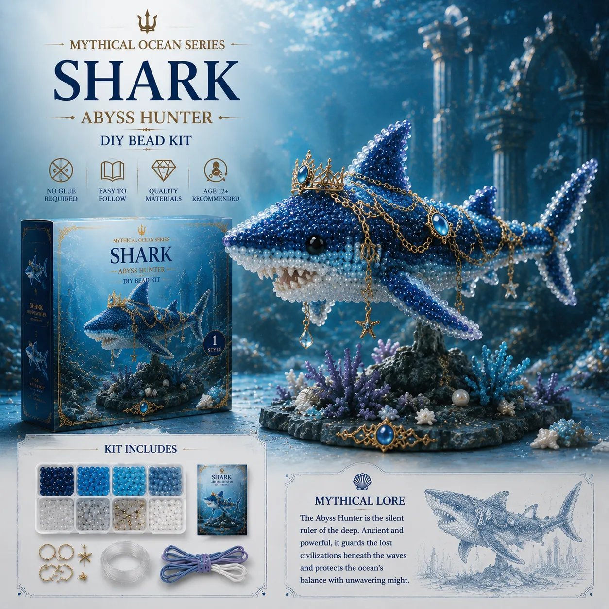 🌊 Mythical Ocean DIY Bead Kit