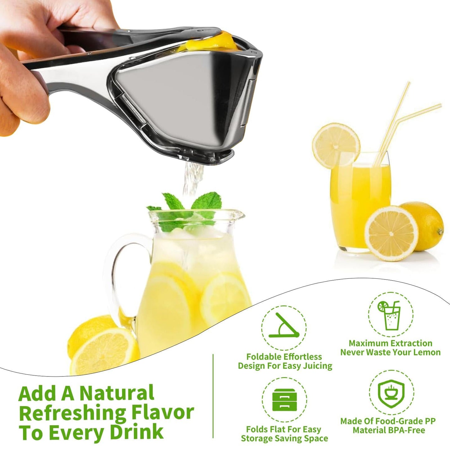 Citrus Squeezer | Stainless Steel or PP🍋