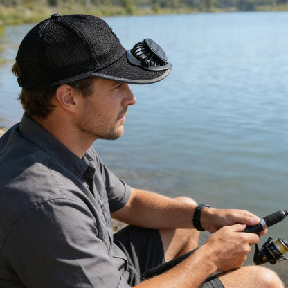 🔥HOT SALE 50% OFF🧢2026 Pro Outdoor Cooling Hat: Dual-Power Fan Cap