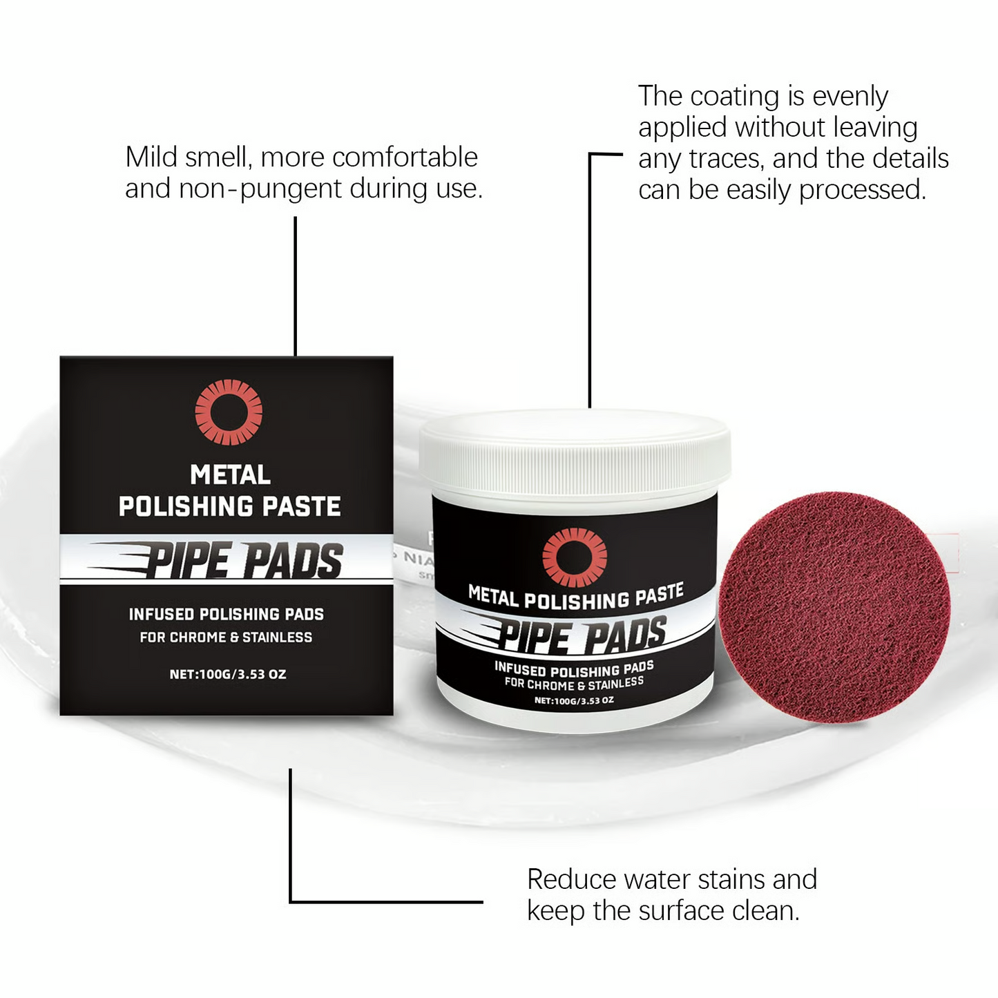 ⚡Hot Sales 69% OFF🔥✨ Pipe Dream Polishing Pads – Shine Made Easy 🛠️