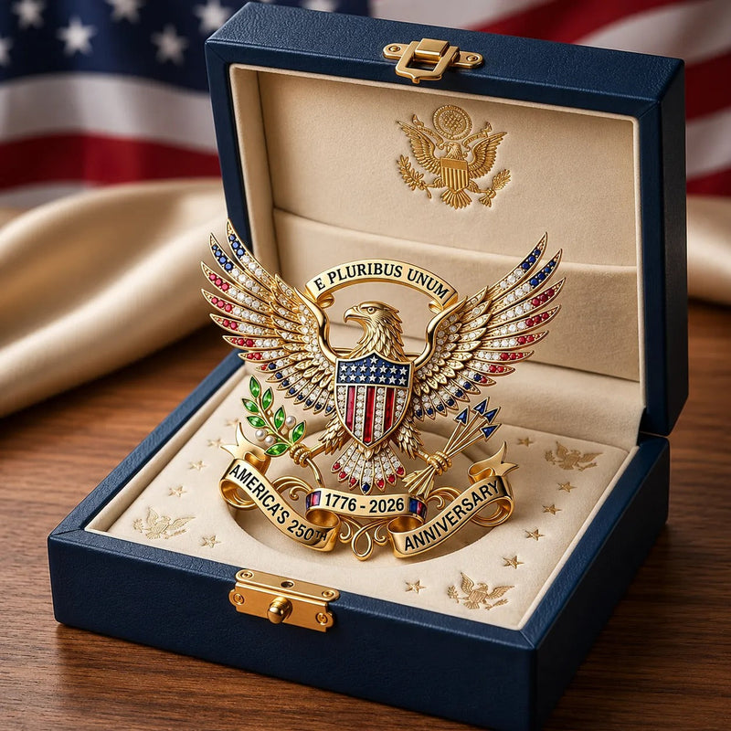 🔥Last Day 60% OFF🔥US 250th Anniversary Brooch Pin detail view