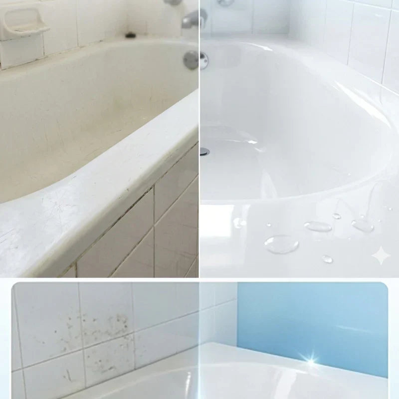 💎 2-Hour Bathroom Renovation! Premium Tub & Tile Refinishing Kit for Instant Showroom-Ready Floors 🏠✨